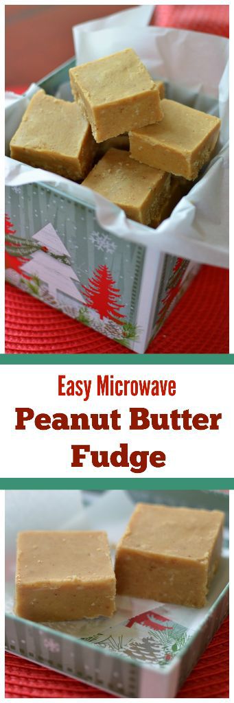 Easy Microwave Peanut Butter Fudge | Small Town Woman