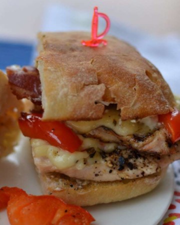 Grilled Chicken Bacon Pepper Jack Ciabatta