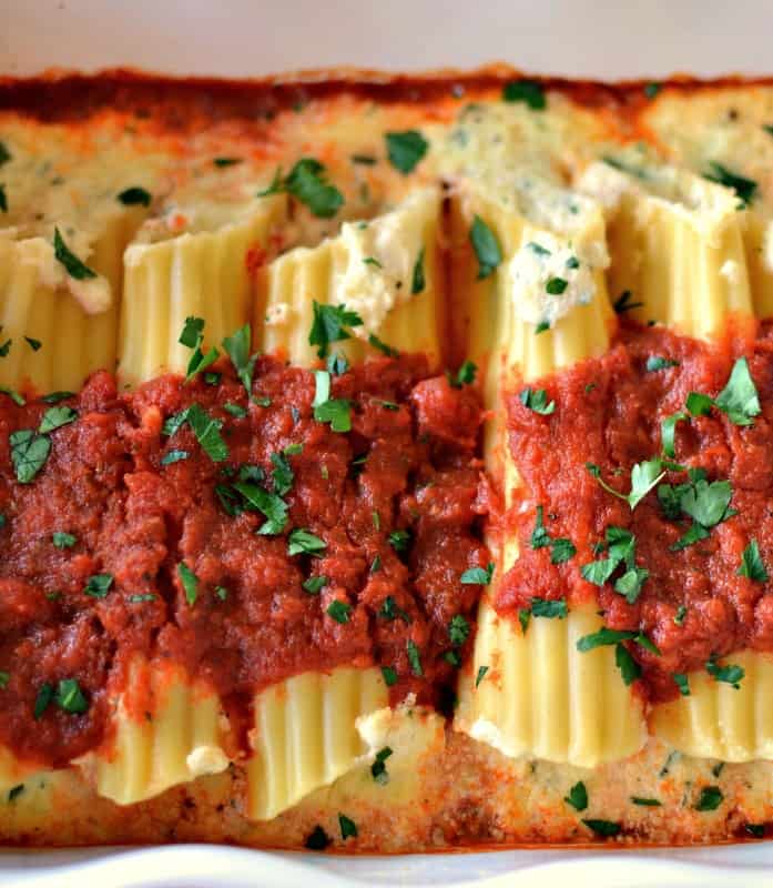 Three Cheese Manicotti Recipe | Small Town Woman