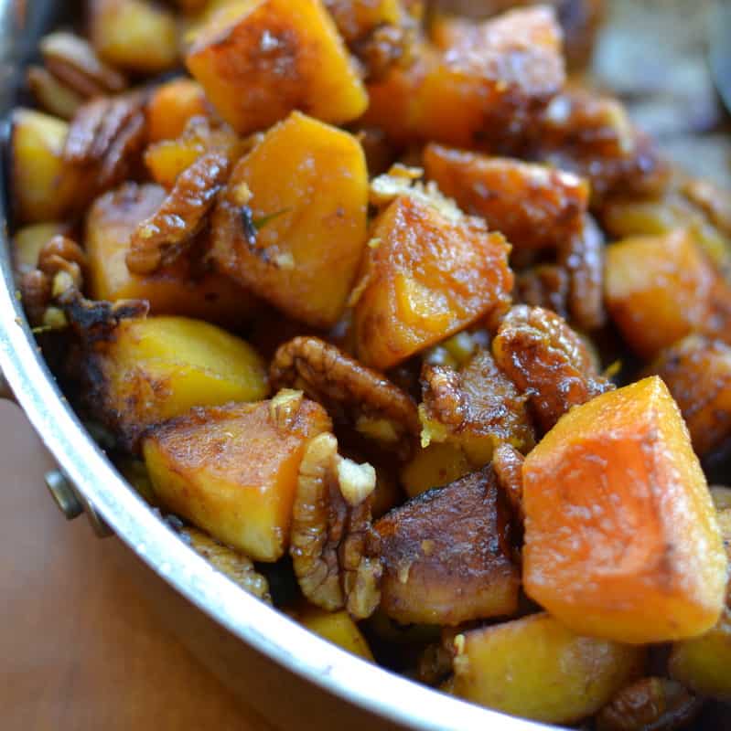 Honey Butternut and Acorn Squash