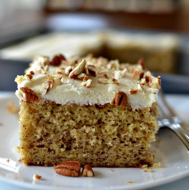 Easy Banana Cake Recipe Small Town Woman