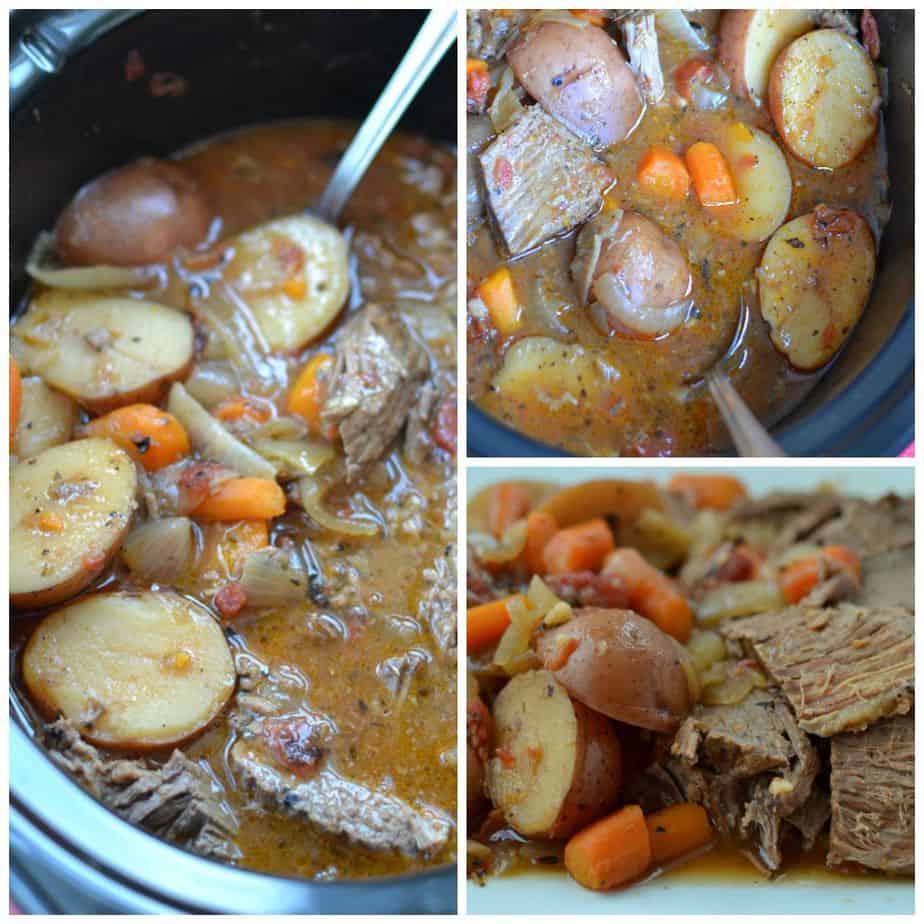 Easy Slow Cooker Italian Pot Roast Small Town Woman