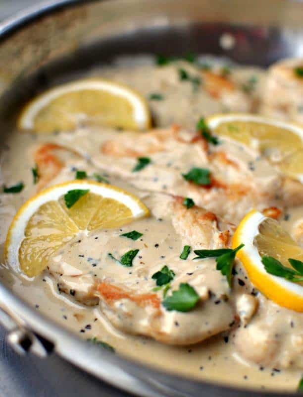 Creamy Lemon Basil Chicken Creamy Lemon Basil Chicken