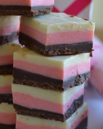 Yummy Neapolitan Fudge