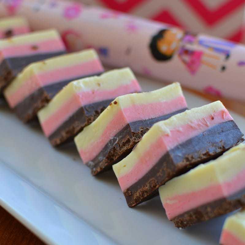 Yummy Neapolitan Fudge