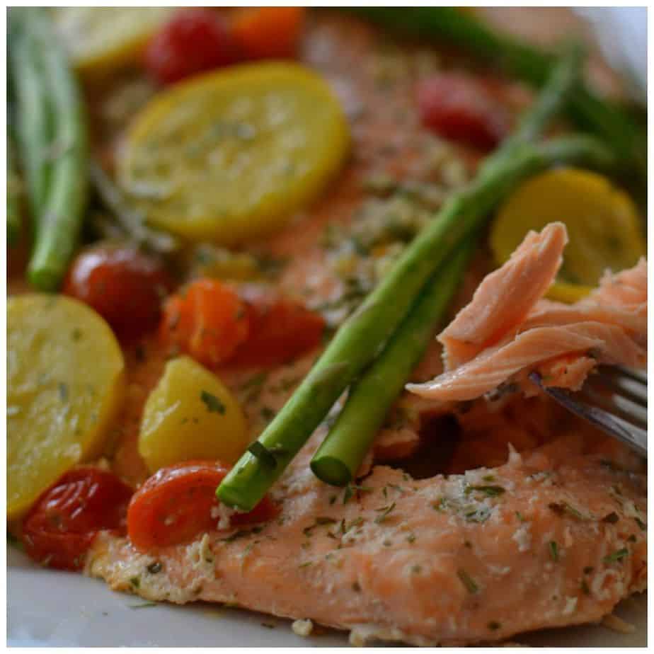 Grilled Garlic Tarragon Lemon Salmon Small Town Woman