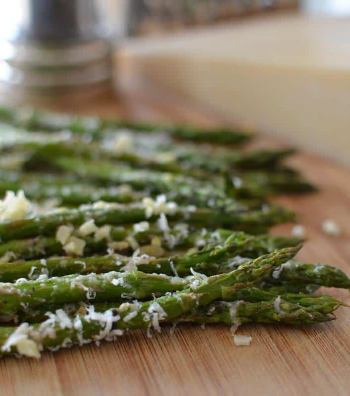 Oven Roasted Garlic and Parmesan Asparagus Small Town Woman