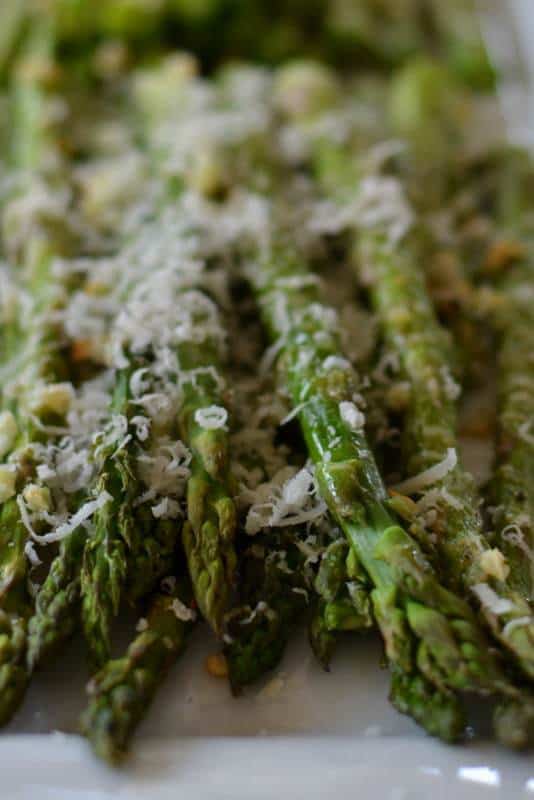 Oven Roasted Garlic and Parmesan Asparagus Small Town Woman