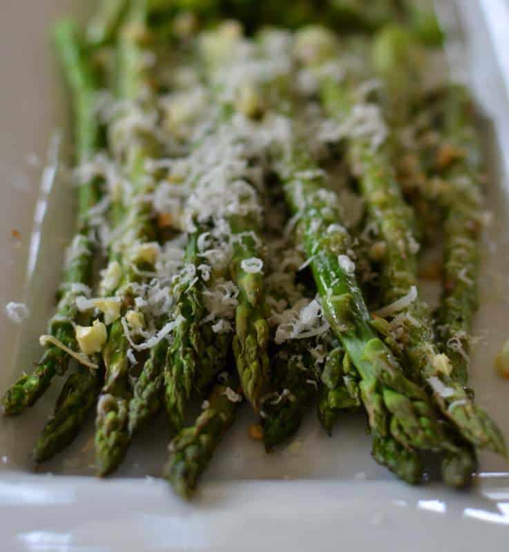 Oven Roasted Garlic and Parmesan Asparagus Small Town Woman