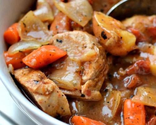 Roasted Pork Tenderloin And Vegetables Small Town Woman