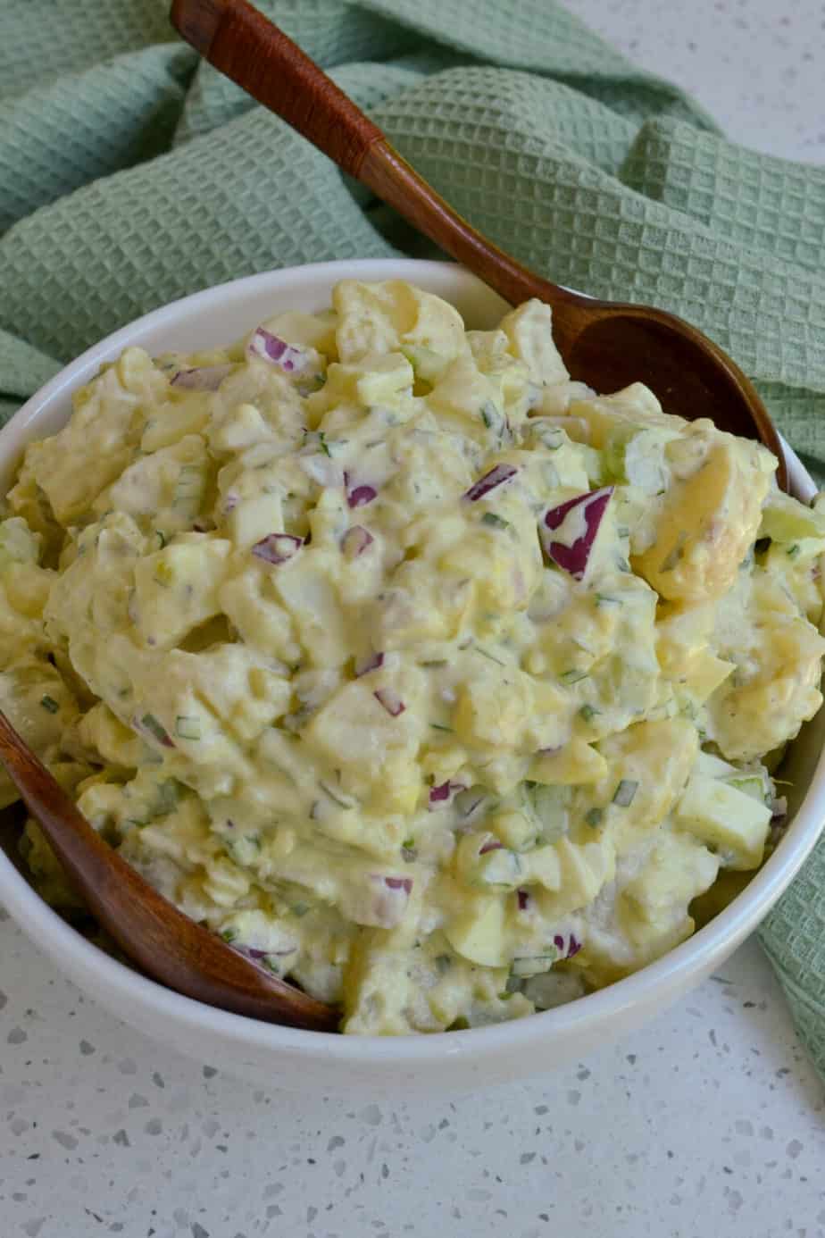 Grandma's Dill Pickle Potato Salad Small Town Woman