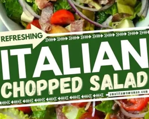 Italian Chopped Salad with Fresh Italian Dressing