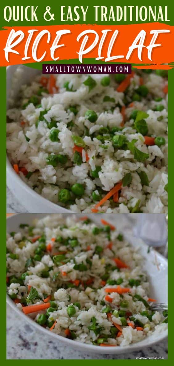 Quick and Easy Traditional Rice Pilaf Small Town Woman