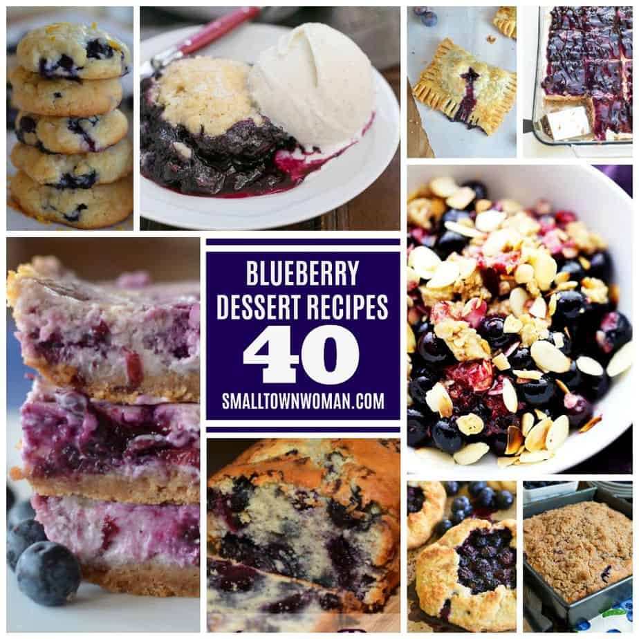 40 Blueberry Dessert Recipes
