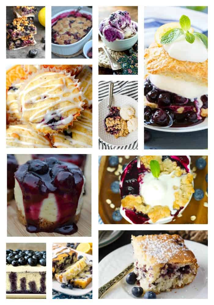 40 Blueberry Dessert Recipes