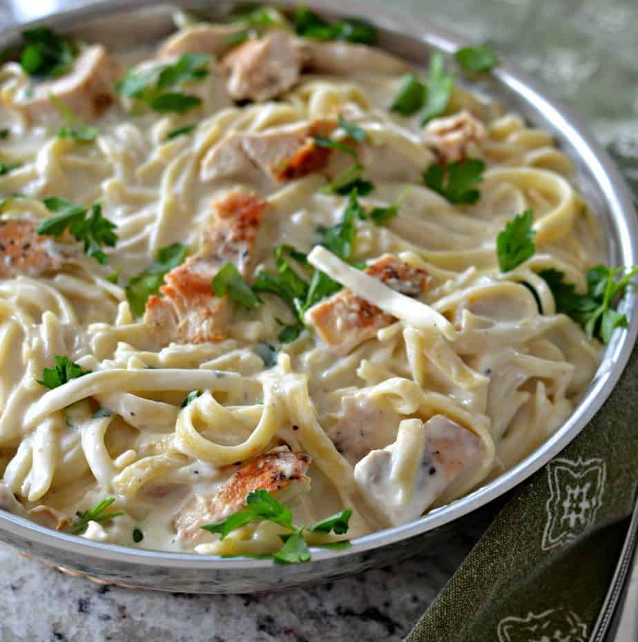 Easy Skillet Chicken Alfredo Pasta Easy Skillet Chicken Alfredo Pasta