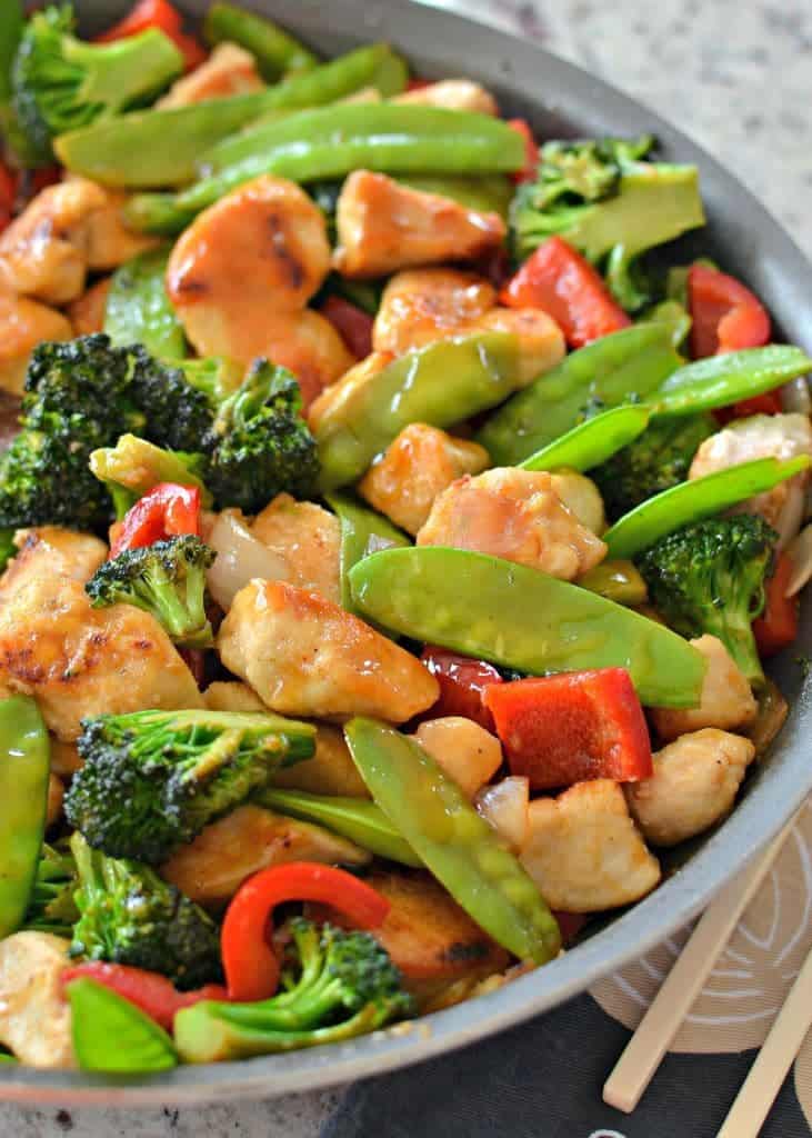 Ginger Chicken Stir Fry - Small Town Woman