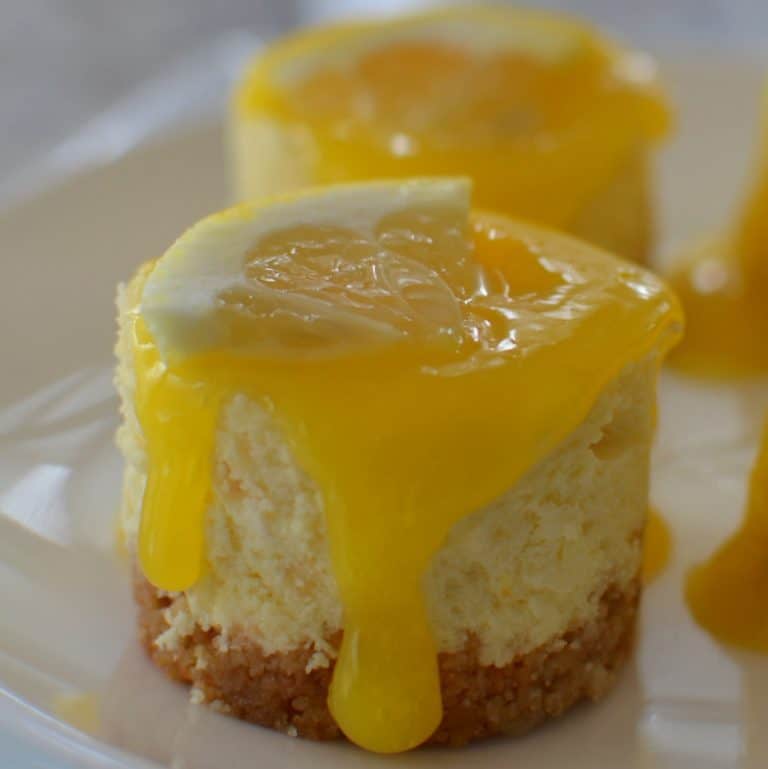 Mini Lemon Cheesecake Bites Small Town Woman