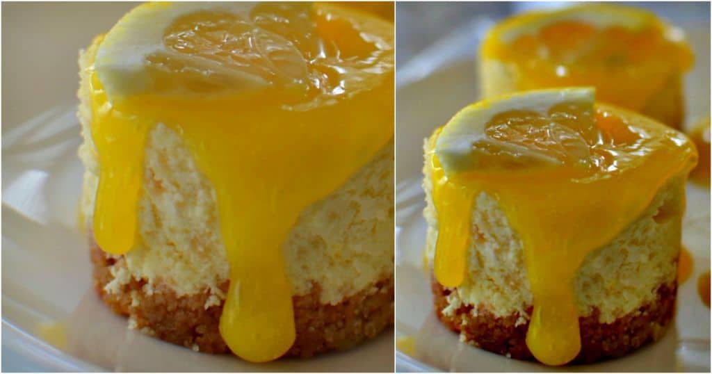 Mini Lemon Cheesecakes
