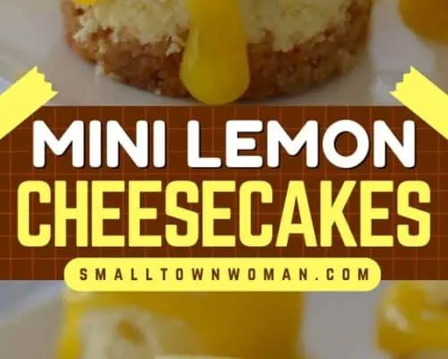 Mini Lemon Cheesecakes