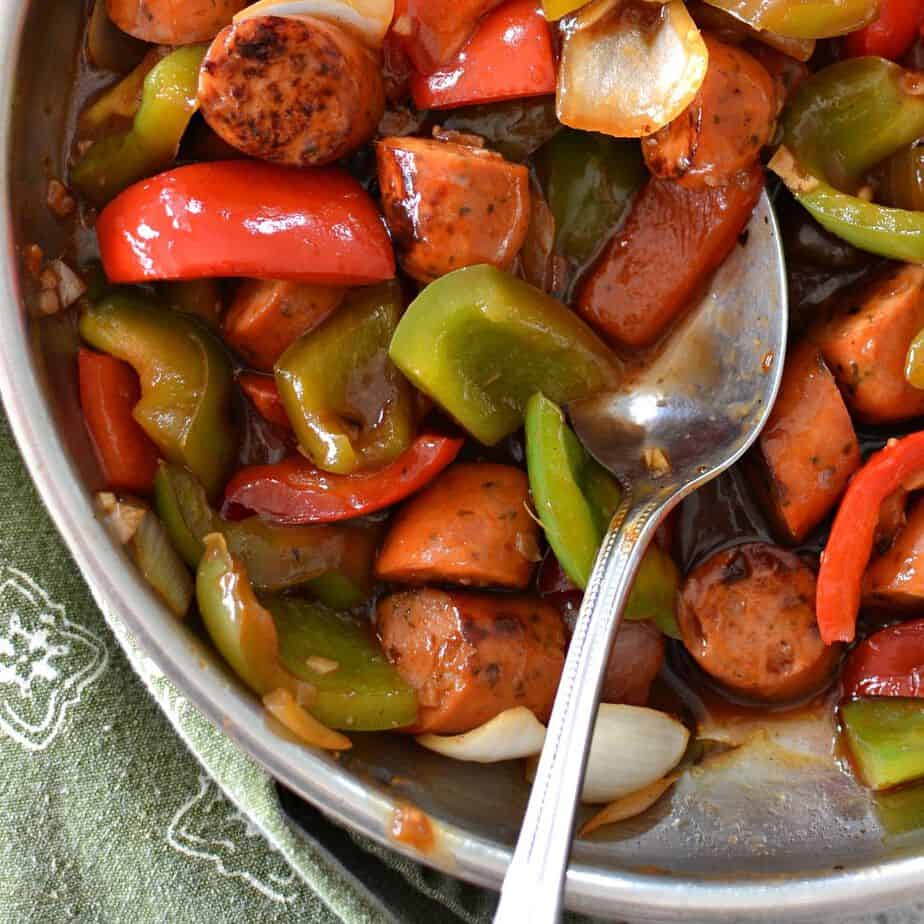 Sausage, Peppers and Onions