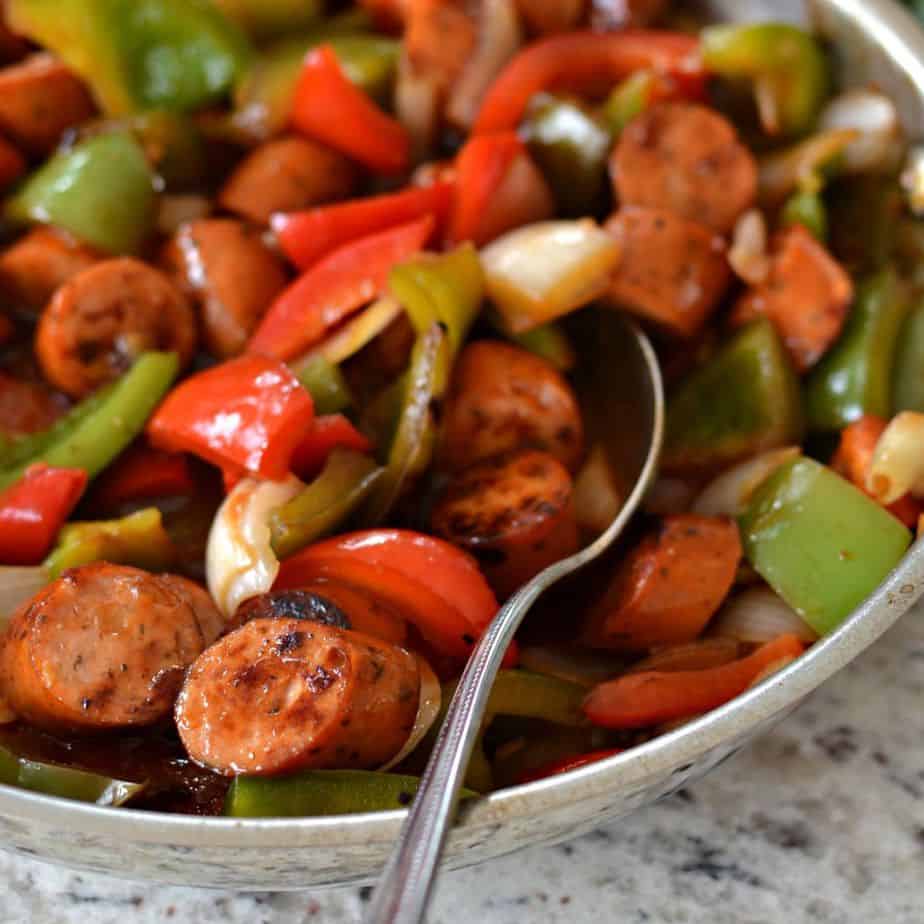 Sausage Peppers and Onions