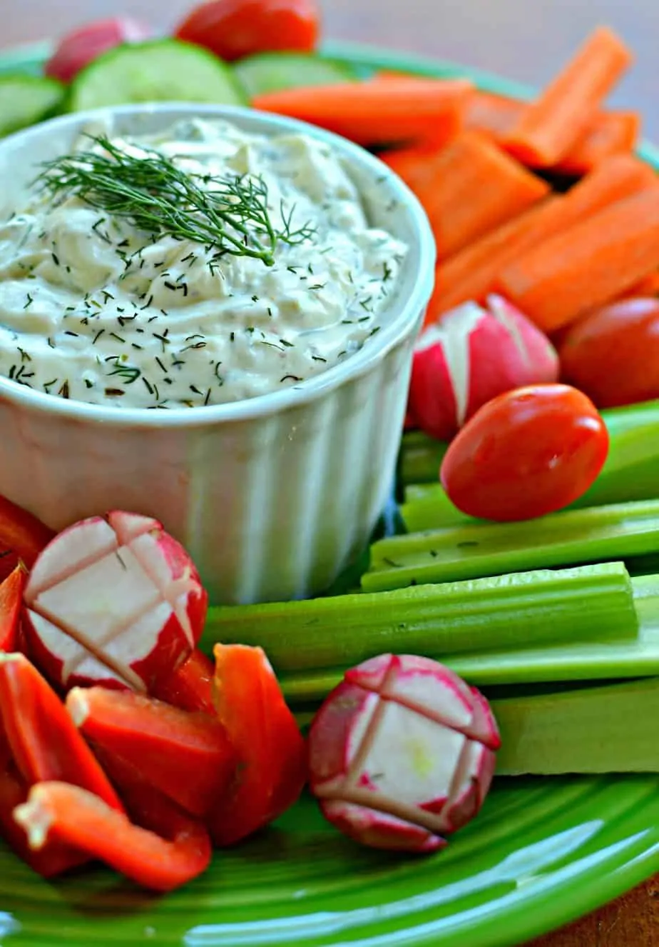 Dill Dip Recipe is the perfect dip for all your spring and summer entertaining.  