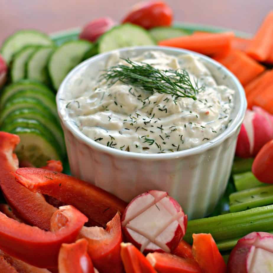 This dill dip is always a huge hit at potlucks, family gatherings, and shindigs.