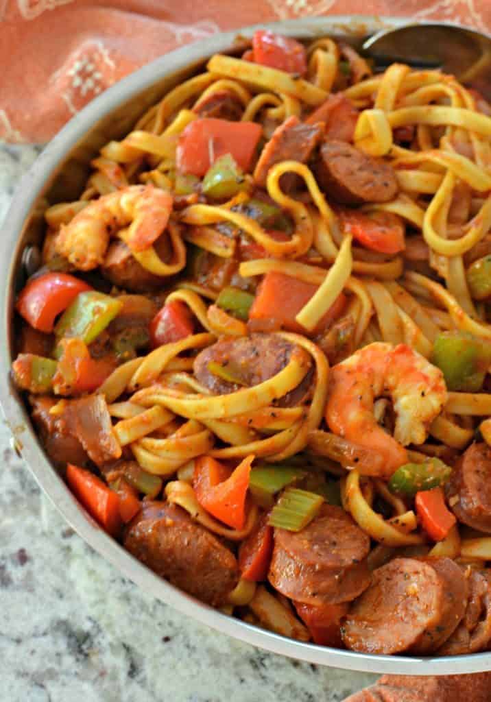 Easy Jambalaya Pasta Small Town Woman