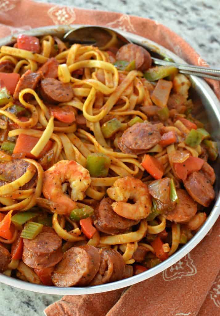 Easy Jambalaya Pasta Small Town Woman