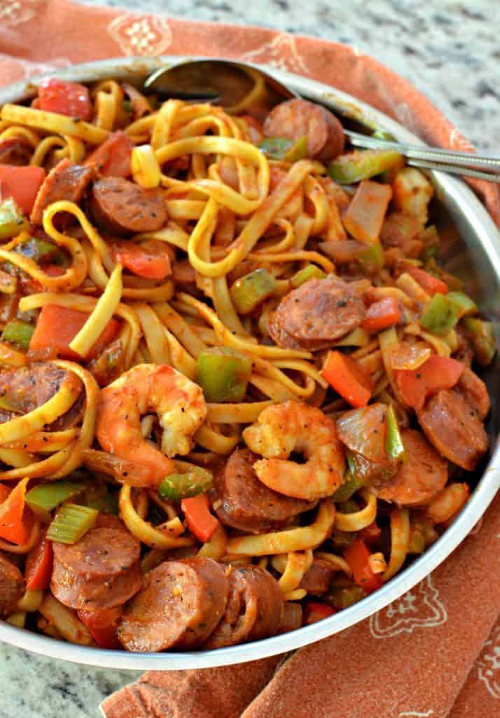 Easy Jambalaya Pasta Small Town Woman