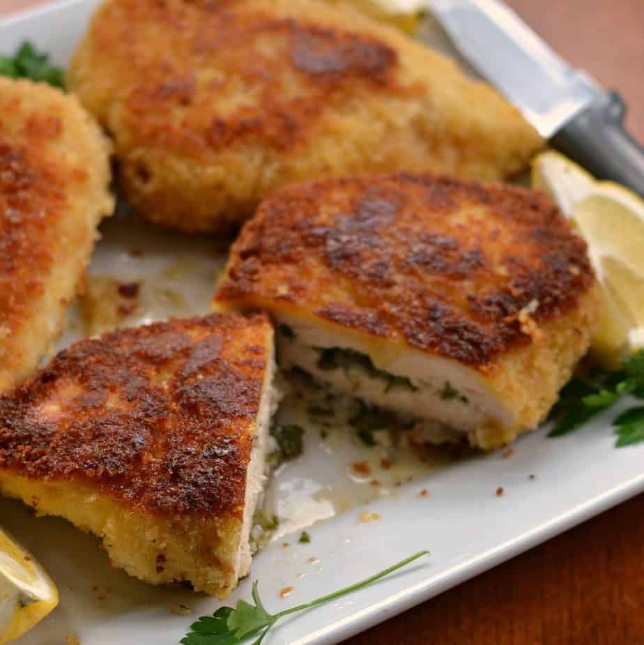 Easy Pan Fried Chicken Kiev