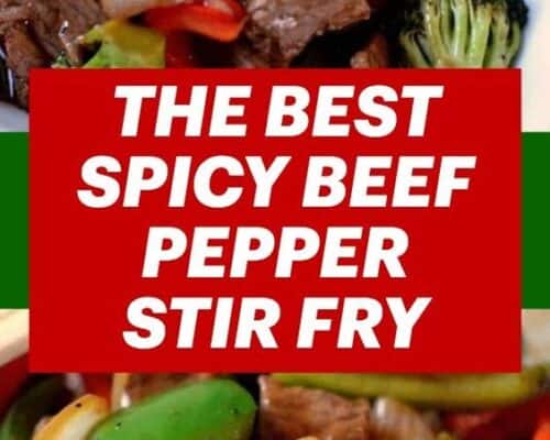 Spicy Beef and Pepper Stir Fry