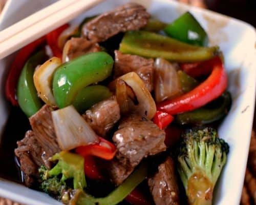Spicy Beef and Pepper Stir Fry
