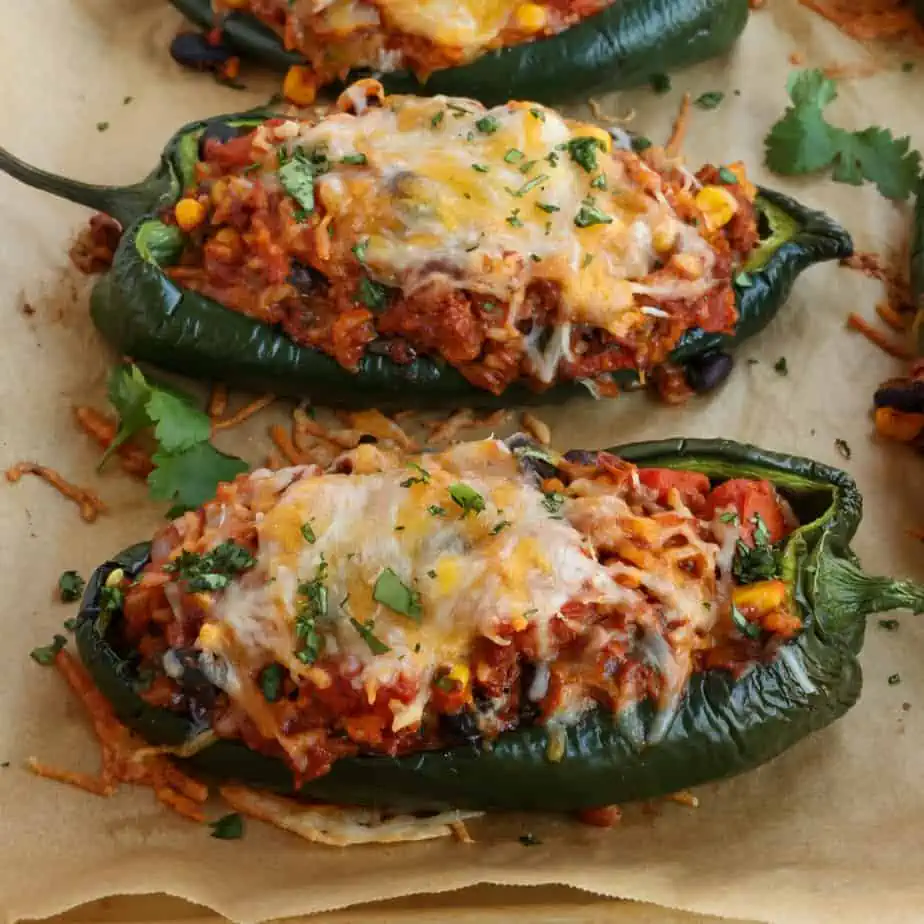 Stuffed Poblano Peppers