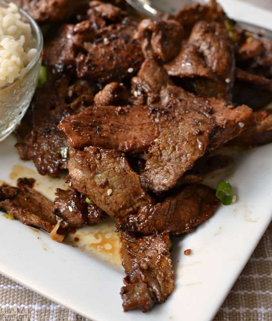 Slightly Sweet Beef Bulgogi Recipe