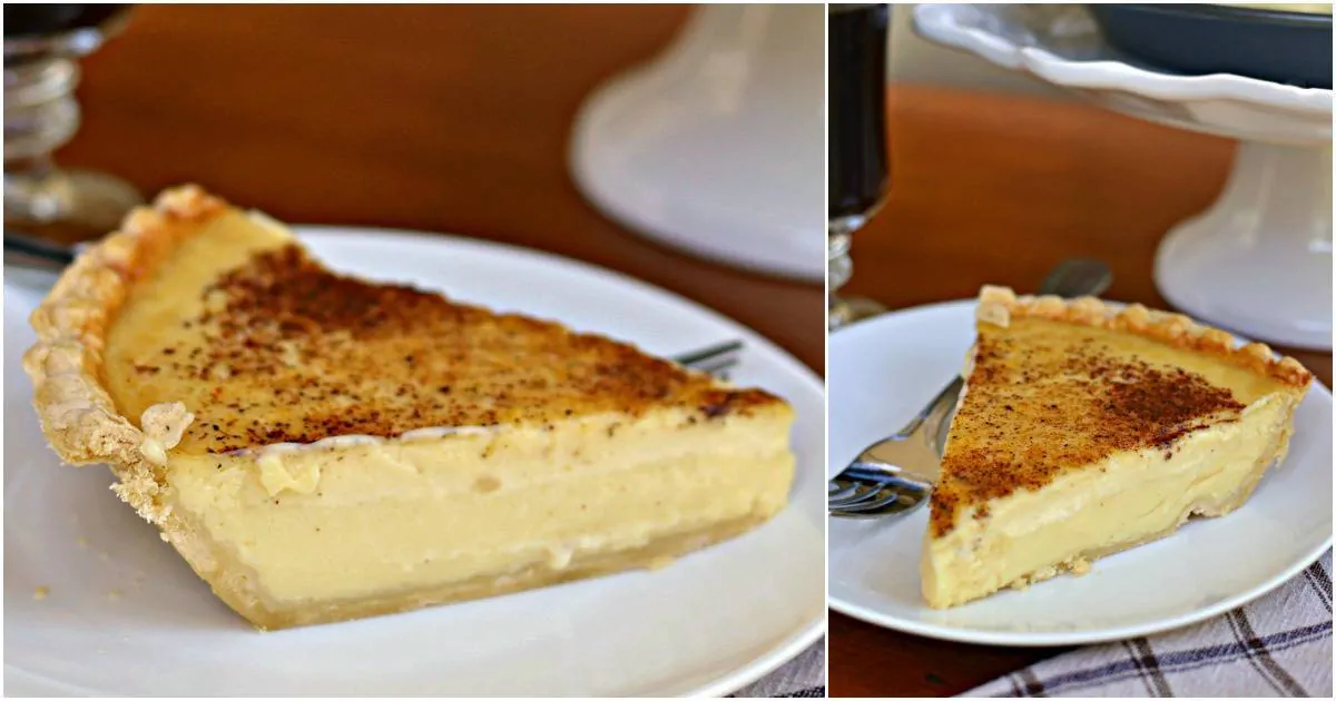 Old Fashioned Silky Creamy Custard Pie Small Town Woman