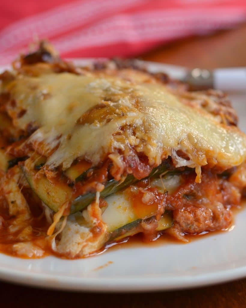 Easy Low-Carb Zucchini Lasagna | Small Town Woman