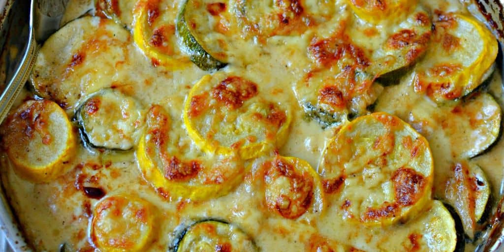 Zucchini Gratin with Yellow Squash Small Town Woman