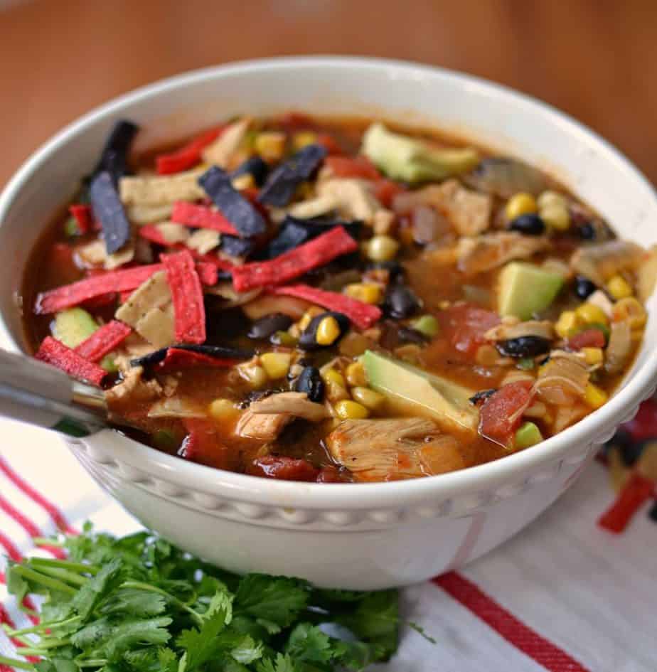 Mouthwatering Chicken Tortilla Soup