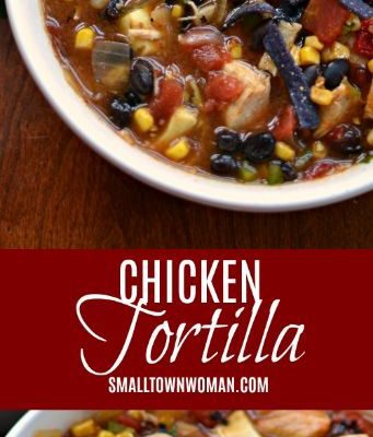 Southwest Chicken Tortilla Soup - Jersey Girl Cooks
