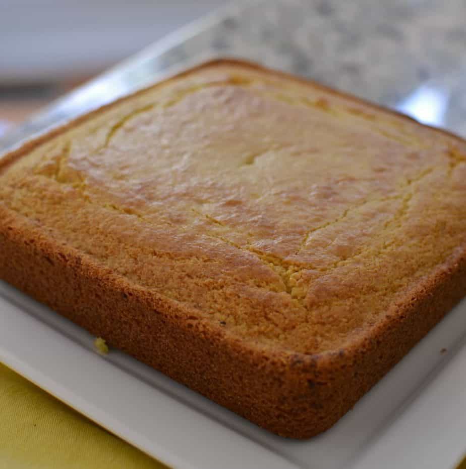 Make this sweet, moist cornbread to add with just about any meal!