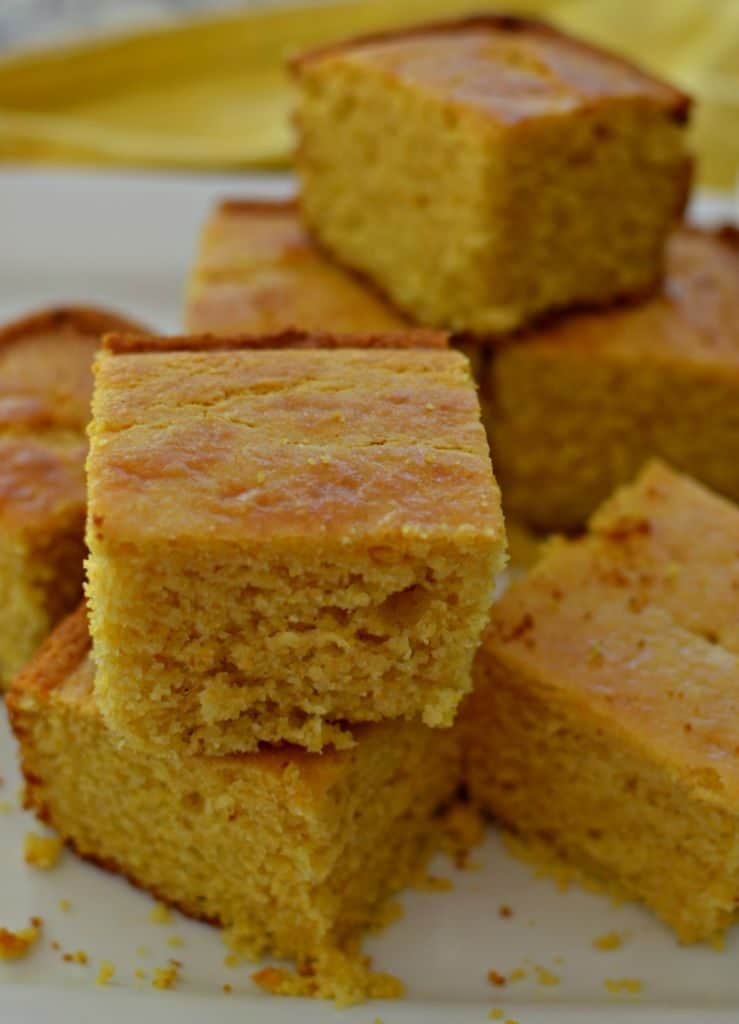 This sweet, moist cornbread is the perfect side to almost any southern dish