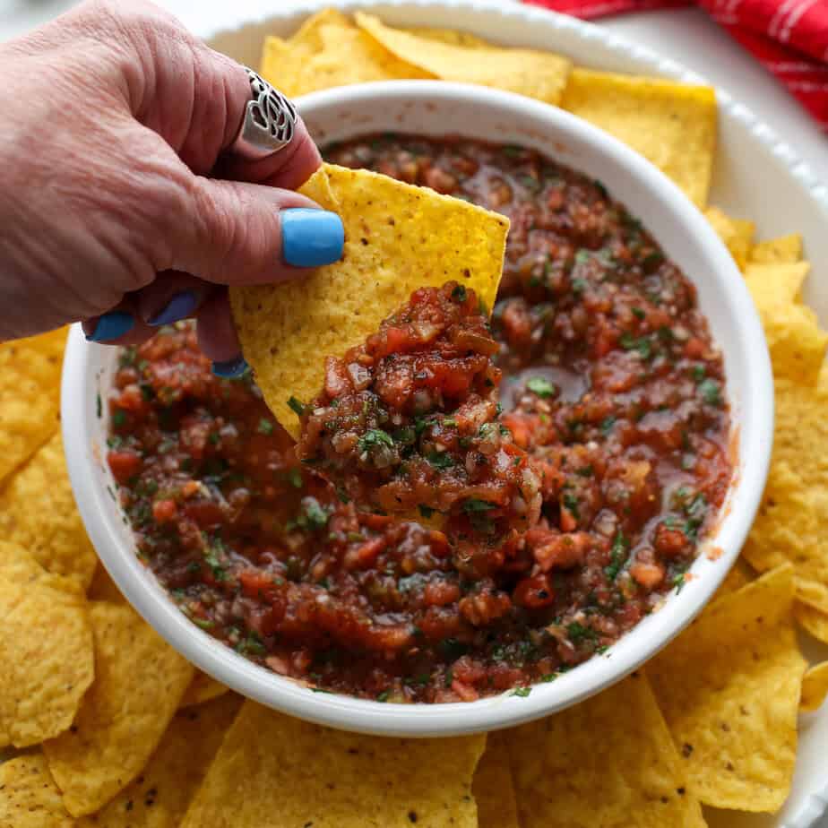 Homemade Tomato Salsa F