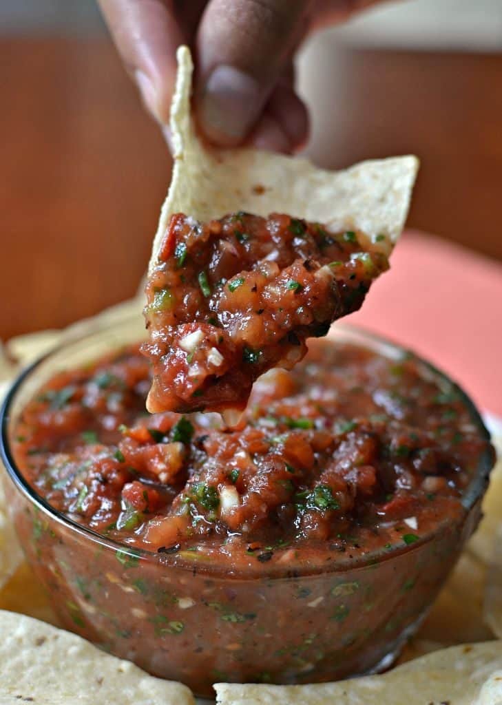 Fresh Salsa Recipe Better Than Restuarant Quality In Five Minutes 