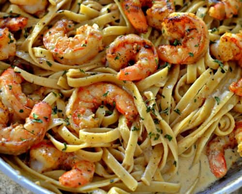 Cajun Shrimp Pasta | Small Town Woman