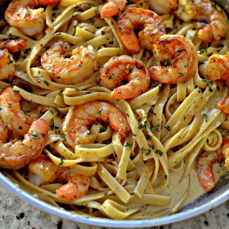 This mouthwatering Cajun Shrimp Pasta dish is easy enough for a weeknight meal yet elegant enough for company.