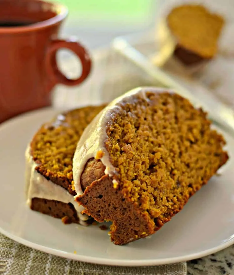This Pumpkin Bread with Cinnamon Glaze is amazingly scrumptious with its perfect blend of spice. 