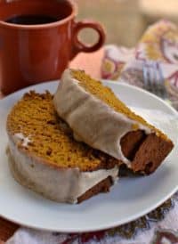 Pumpkin Bread with Cinnamon Glaze (The Perfect Fall Treat)