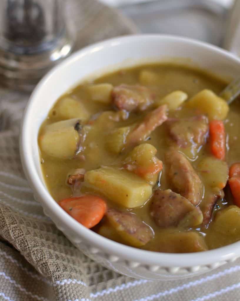 Homemade Split Pea Soup Recipe Small Town Woman